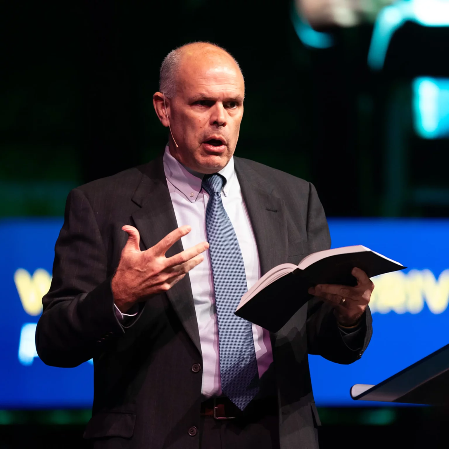 Pastor David Rose teaching from the Bible on developing vision through hardship