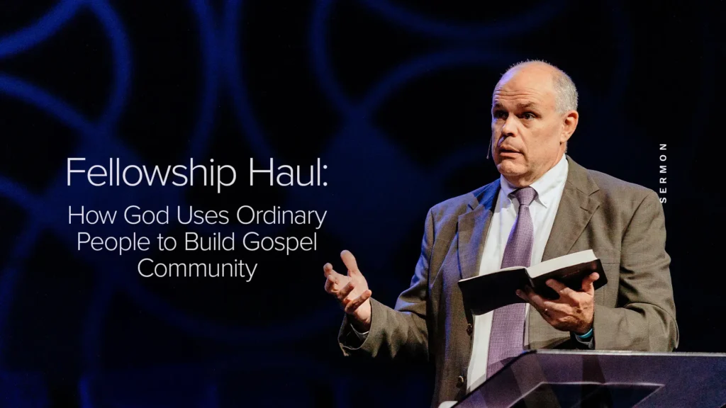 Pastor David Rose preaching on building gospel community through ordinary people.