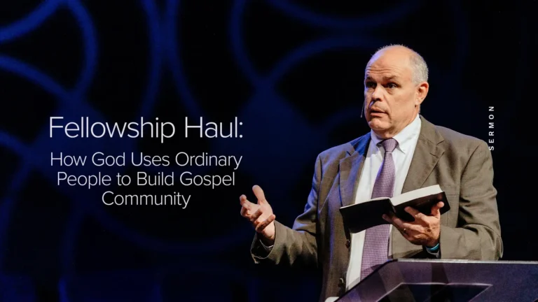 Pastor David Rose preaching on building gospel community through ordinary people.