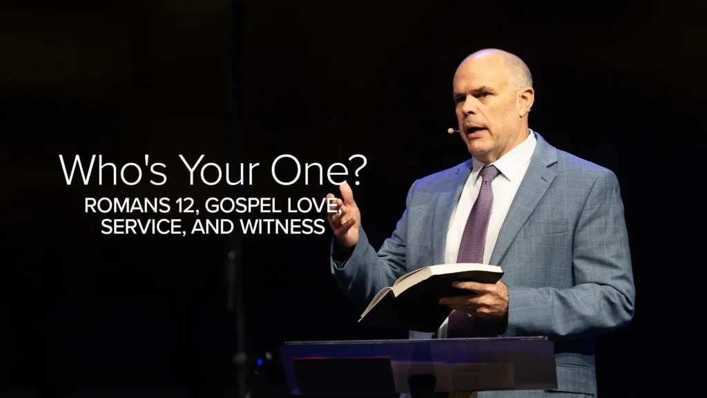 David Rose preaching 'Who’s Your One?' on gospel love and service