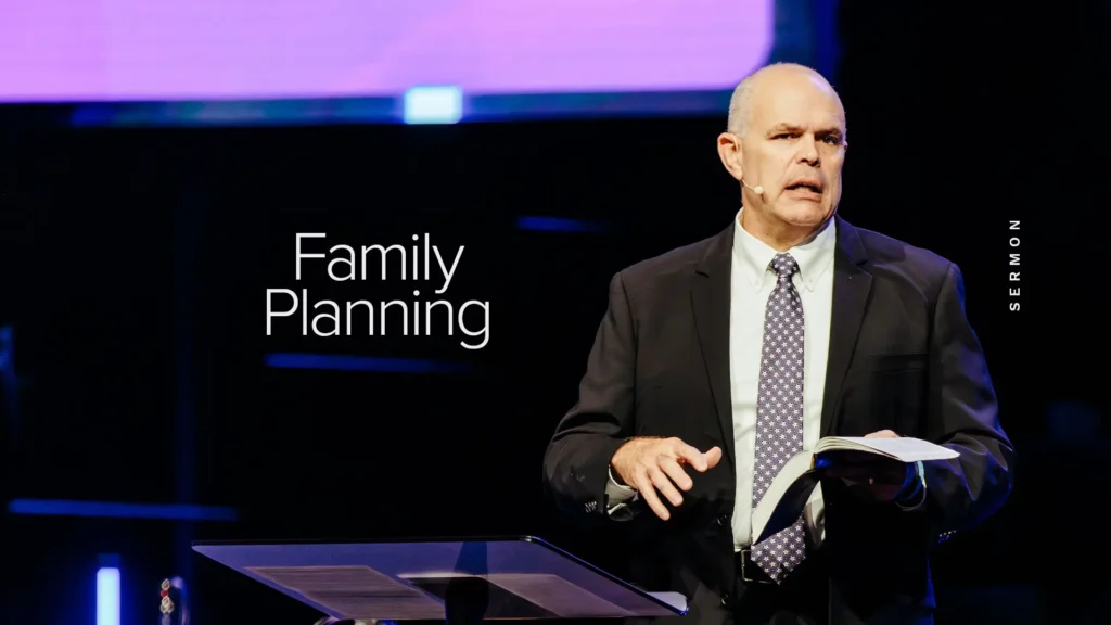 Family Planning sermon video thumbnail — Pastor David Rose teaching from the Bible at Trinity Baptist Church